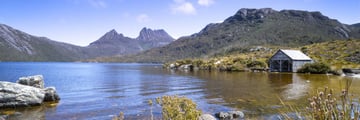 A boast house near Cradle Mountain, Tasmania
