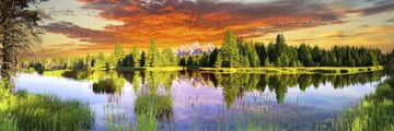 Schwabacher Landing in Grand Teton National Park