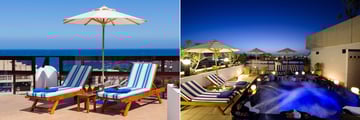 The private terrace views at Seaside Sandy Beach