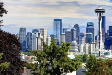 Seattle and Space Needle skyline