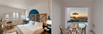 sunset with sea view room and sunset suite with plunge pool at Secret View Hotel