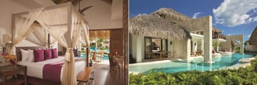 Secrets Cap Cana Resort & Spa, Preferred Club Bungalow Suite Swim Out Pool View and Exterior