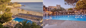 Beach and pool at Secrets Mallorca Villamil Resort