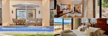 Swim-Up Suite, Master Suite and Junior Suite at Secrets Mallorca Villamil Resort