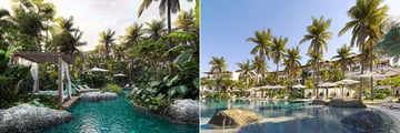 Secrets Playa Blanca Costa Mujeres pools
