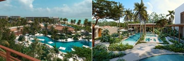 Secrets Playa Blanca Costa Mujeres pools