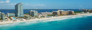 Secrets The Vine Cancun, Aerial View of Resort