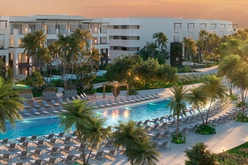 Secrets Tides Punta Cana aerial view