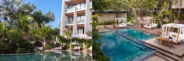 Secrets Tulum Resort and Beach Club pools