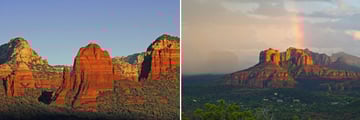 The Sedona landscapes and Red Rocks