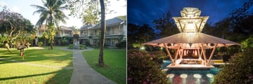 Segara Village Resort, Sanur, Exterior Bungalow Rooms and Jacuzzi Bar