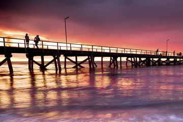 Semaphore Beach, near Adelaide
