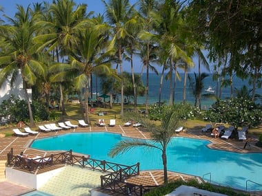 Serena Beach Resort aerial view