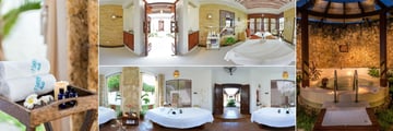 Maisha Spa Products, Treatment Rooms and Jacuzzi at Serena Beach Resort & Spa