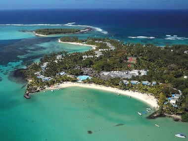 Aerial view of Shandrani Resort & Spa