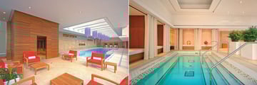 Shangri-La Hotel Toronto, Health Club Pool, Whirlpool and Cabanas