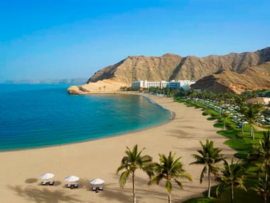 Beach landscape at Al Husn