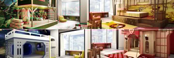 Shangri-La Hotel, Themed Family Suites: Treetop, Safari, Castle and Space