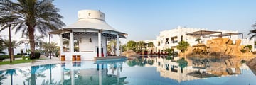 The pool at Sharq Village & Spa, a Ritz Carlton Hotel