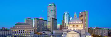 Sheraton Boston, City Skyline at Dusk 