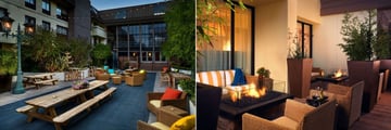 Sheraton Fisherman's Wharf, Courtyard at Dusk and Lobby