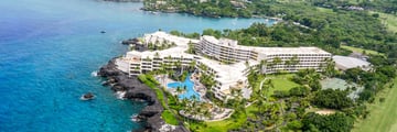 Aerial View of  Sheraton Kona Resort & Spa at Keauhou Bay 