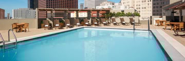 Rooftop Pool at Sheraton New Orleans Hotel