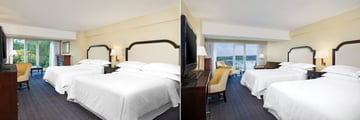 Sheraton on the Falls Hotel, Garden View Room and Fallsview Room - American Falls