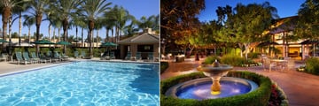 Swimming Pool and Tiffany Terrace at Sheraton Park Hotel at the Anaheim Resort