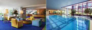 Sheraton Vancouver Wall Centre, Lobby and Pool