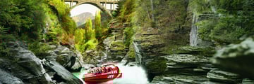 Shotover jet in Queenstown