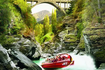 Shotover jet in Queenstown