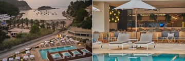 The beach and pool lounge at Siau Ibiza Hotel