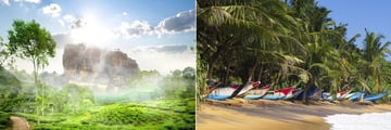 Sigiriya & Beach in Sri Lanka