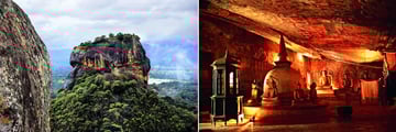 Sigiriya Rock & The Dambulla Caves