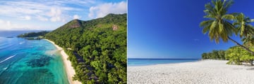 Silhoutte Island & Beau Vallon beach, Mahe