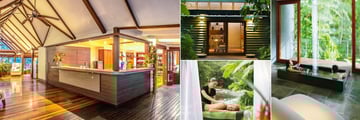 Silky Oaks Lodge, Spa - Reception, Exterior, Couples Spa Treatment Room and Massage