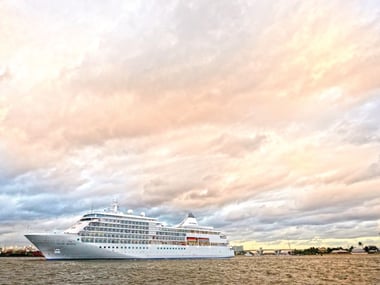 Silver Whisper at sea