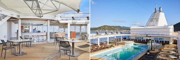 Silver Shadow Pool Deck and Pool Bar
