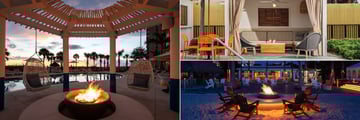 Chilling areas at Sirata Beach Resort