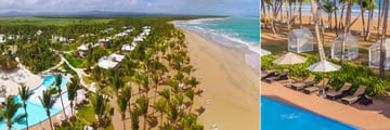 Sivory Punta Cana Boutique Hotel, Aerial View of Hotel and Pool, Cabanas and Beach