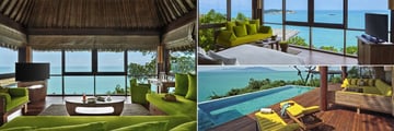 Six Senses Samui, The Retreat Living Room, Bedroom and Pool Deck