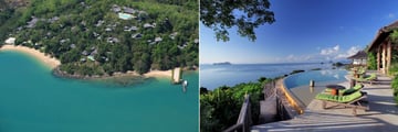 Six Senses Yao Noi, Aerial View of Resort and The Hilltop Reserve Pool