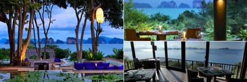 Six Senses Yao Noi, The Den, The Living Room and The Hilltop Reserve Restaurants
