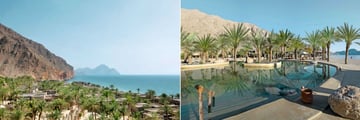 Six Senses Zighy Bay, Aerial View and Pool