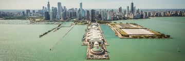 Chicago Skyline with Navy Pier