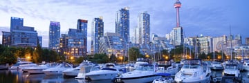 Toronto skyline and harbour
