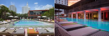 Hyde Beach Pool and Clyde Pool at SLS South Beach
