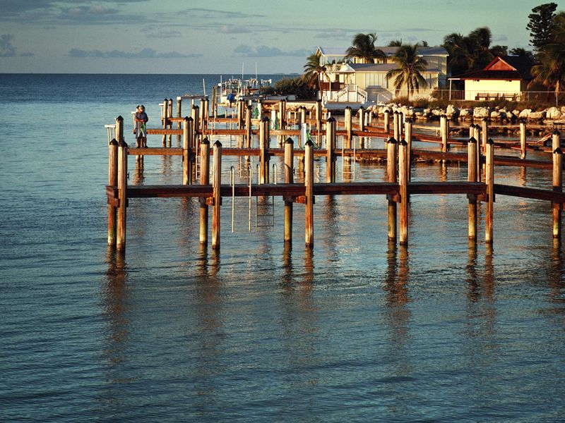 Small pier on Islamorada