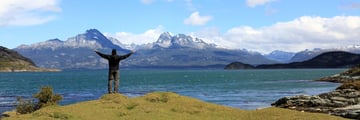 Soaking up the incredible Patagonian scenery 